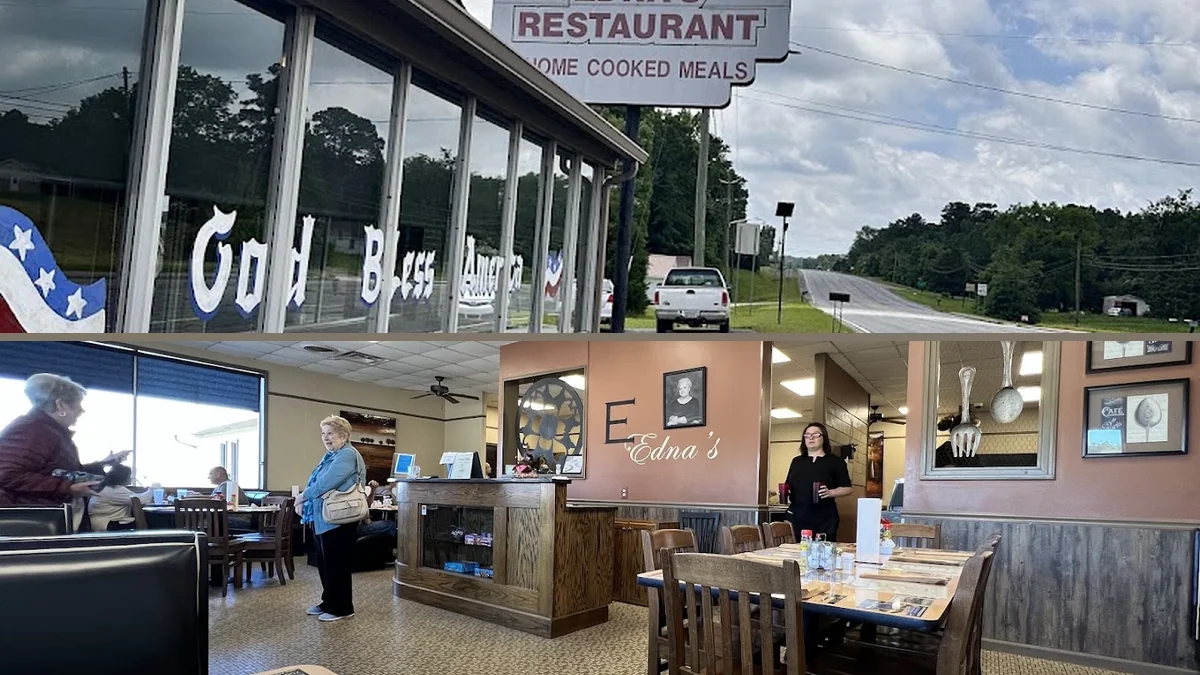 Homestyle entrées served in a casual restaurant.